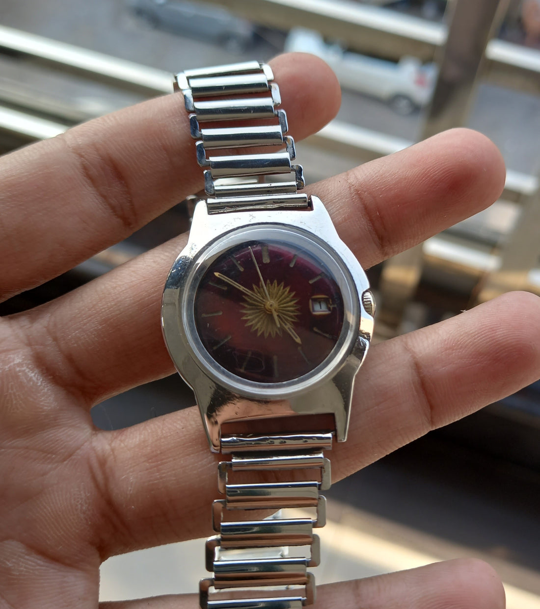 West end watch sowar Sun Star Dial Military manually Vintage Watch