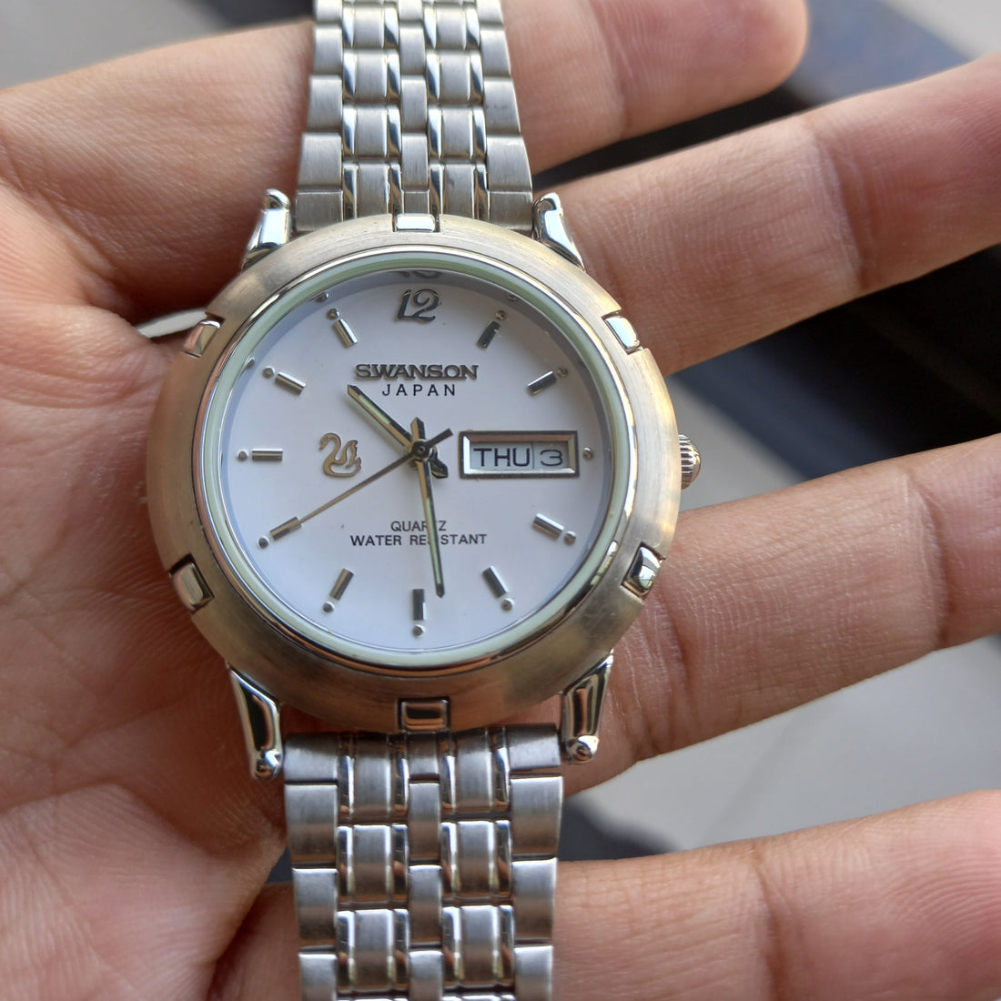 Swanson Day/Date Preowned Men's Watch