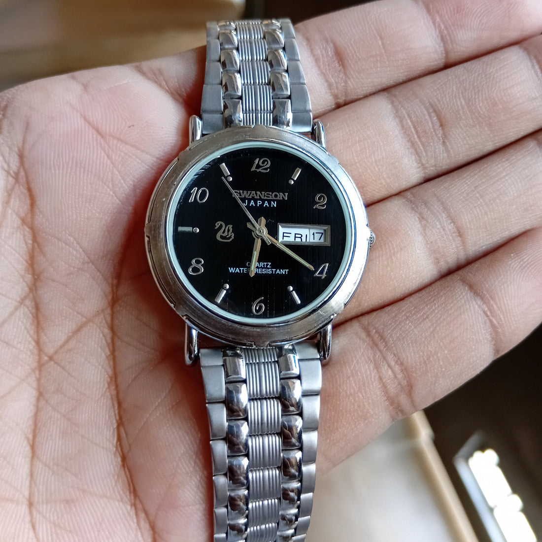Swanson Japan Day/Date Men's Preowned Watch