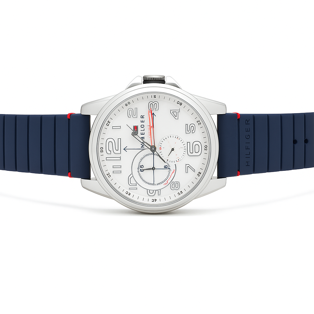 Tommy Hilfiger Frederick White Preowned Watch
