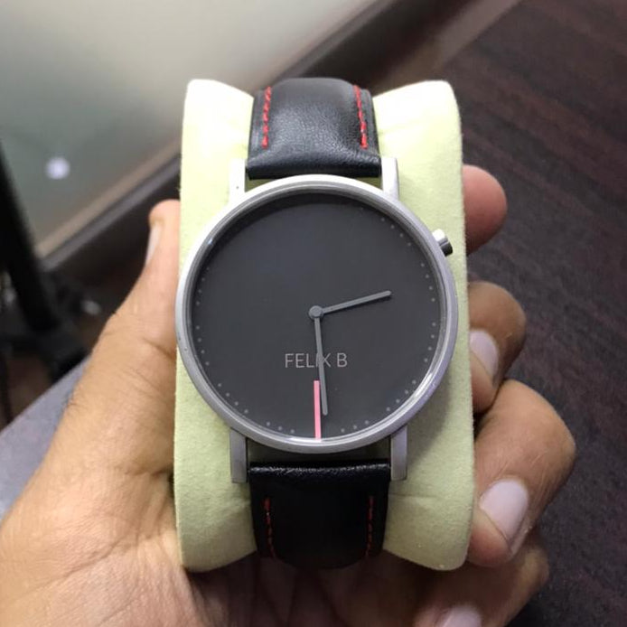 Felix B Timeless Black Preowned Watch