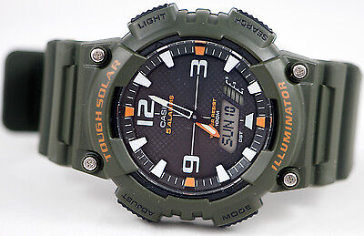 Casio S810W Solar Tough Green Preowned Watch
